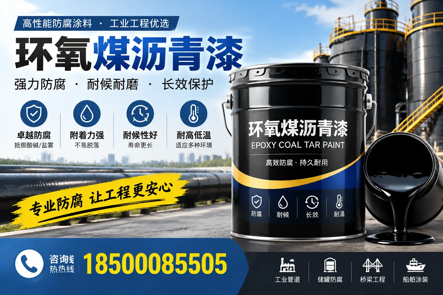 环氧煤沥青漆的施工方法与注意事项,确保在海南顺利完成